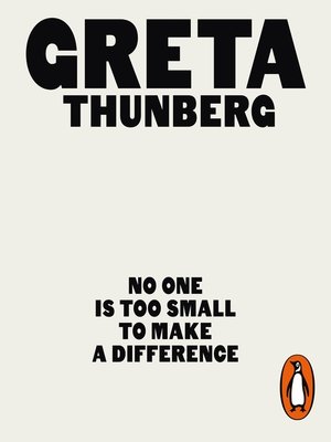 cover image of No One Is Too Small to Make a Difference